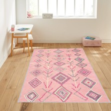Rovigo Home Dijital Baskı Yıkanabilir Kaymaz Taban Salon Halısı