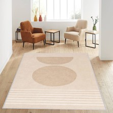 Rovigo Home Dijital Baskı Yıkanabilir Kaymaz Taban Salon Halısı
