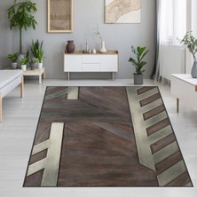 Rovigo Home Dijital Baskı Yıkanabilir Kaymaz Taban Salon Halısı