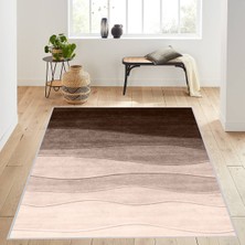 Rovigo Home Dijital Baskı Yıkanabilir Kaymaz Taban Salon Halısı