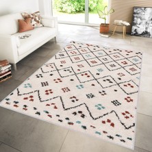 Rovigo Home Dijital Baskı Yıkanabilir Kaymaz Taban Salon Halısı