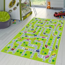 Rovigo Home Dijital Baskı Yıkanabilir Kaymaz Taban Çocuk Halısı