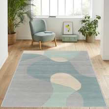 Rovigo Home Dijital Baskı Yıkanabilir Kaymaz Taban Salon Halısı