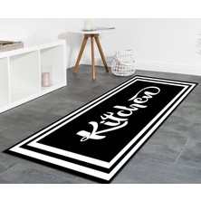 Rovigo Home Dijital Baskı Yıkanabilir Kaymaz Taban Mutfak Halısı