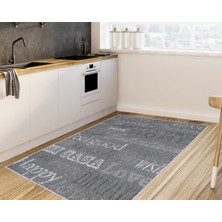 Rovigo Home Dijital Baskı Yıkanabilir Kaymaz Taban Mutfak Halısı