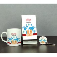 Hediyelen Lojistisyen Üçlü Set (Kupa + Telefon Standı + Anahtarlık)