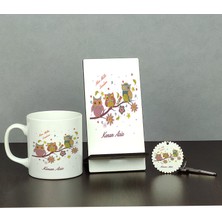 Hediyelen Doğum Günü Hediyesi Üçlü Set (Kupa + Telefon Standı + Anahtarlık)