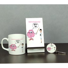 Hediyelen Elektronörofizyoloji Üçlü Set (Kupa + Telefon Standı + Anahtarlık) 001