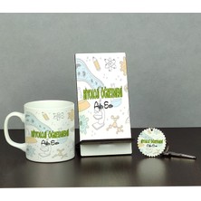 Hediyelen Biyoloji Öğretmenine Hediye Üçlü Set (Kupa + Telefon Standı + Anahtarlık) 001