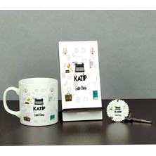 Hediyelen Katip Üçlü Set (Kupa + Telefon Standı + Anahtarlık)