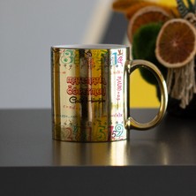 Hediyelen Matematik Öğretmenine Hediye Gold Kupa Bardak