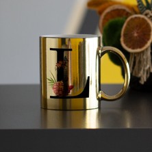 Hediyelen L Harfi Gold Kupa Bardak