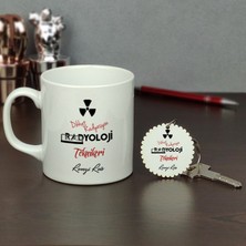 Hediyelen Radyoloji Teknikeri Kupa Bardak ve Anahtarlık Set 002