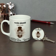 Hediyelen Makine Mühendisi Kupa Bardak ve Anahtarlık Set 004