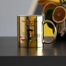 Hediyelen Ağız ve Diş Sağlığı Teknikeri Gold Kupa Bardak 002