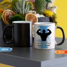 Hediyelen Fitness Antrenörü Sihirli Kupa Bardak 002