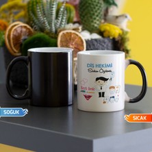 Hediyelen Diş Hekimi Sihirli Kupa Bardak 002