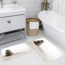 Rovigo Home Dijital Baskılı 2'li Banyo Paspas Takımı RVG5009
