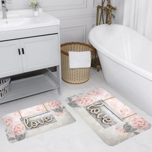 Rovigo Home Dijital Baskılı 2'li Banyo Paspas Takımı RVG5056
