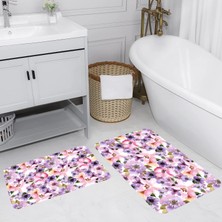 Rovigo Home Dijital Baskılı 2'li Banyo Paspas Takımı RVG5064