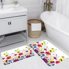 Rovigo Home Dijital Baskılı 2'li Banyo Paspas Takımı RVG5070