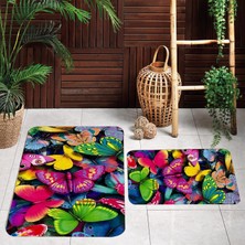 Rovigo Home Dijital Baskılı 2'li Banyo Paspas Takımı RVG5078