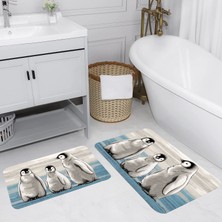 Rovigo Home Dijital Baskılı 2'li Banyo Paspas Takımı RVG5090