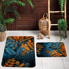Rovigo Home Dijital Baskılı 2'li Banyo Paspas Takımı RVG5114