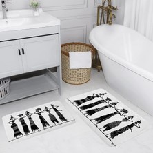 Rovigo Home Dijital Baskılı 2'li Banyo Paspas Takımı RVG5123