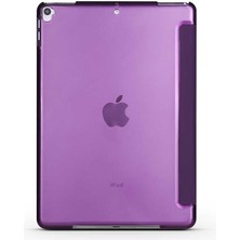 Case 4U Apple iPad 10.2 2021 (9.Nesil) Kılıf Smart Cover Katlanabilir Standlı Tablet Akıllı Kapak Kırmızı