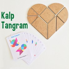 Atölye Adana Kare Tangram ve Kalp Tangram Akıl Zeka Mantık Matematik Eğitici Eğlenceli Beceri Oyunu