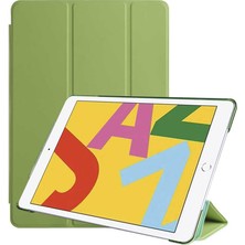 Case 4U Apple iPad 10.2 2021 (9.Nesil) Kılıf Smart Cover Katlanabilir Standlı Tablet Akıllı Kapak Yeşil