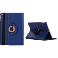 Case 4U Apple iPad 10.2 2021 (9.Nesil) Kılıf Uyku Modlu 360 Derece Dönebilen Standlı Tablet Kılıfı Lacivert