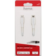 Hama USB Type C- Lightning Kablo, 1m