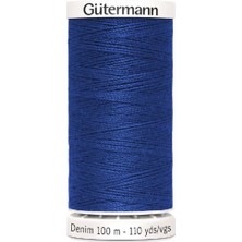 Gütermann  Denim 100 Kot İpi (100 Metre Kot İpi) Tek Ebat Mavi