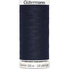 Gütermann  Denim 100 Kot İpi (100 Metre Kot İpi) Tek Ebat Lacivert