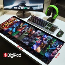 Digipod Gaming Mousepad Oyuncu Mouse pad 90X40 XXL Büyük Oyuncu Mouse Pad Kaymaz Taban 4mm Kalınlık