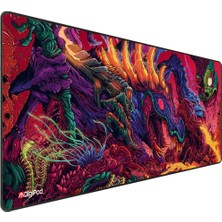 Digipod Gaming Mousepad Oyuncu Mouse pad 90X40 XXL Büyük Oyuncu Mouse Pad Kaymaz Taban 4mm Kalınlık