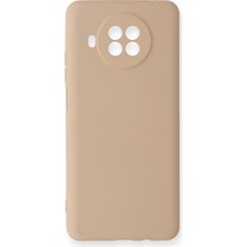 Nevarium Xiaomi Redmi Note 9 Pro 5g Kılıf Lansman Içi Kadife Silikon - Bej