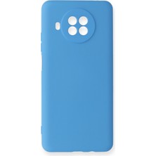 Nevarium Xiaomi Redmi Note 9 Pro 5g Kılıf Lansman Içi Kadife Silikon - Mavi