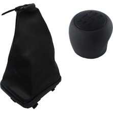 Moda Fiat Punto Siyah Kapak Vites Topuzu ve Çerçeveli Vites Körüğü