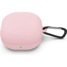 Microsonic Samsung Galaxy Buds 2 Mat Silikon Kılıf Rose Gold