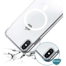 Microsonic Apple iPhone Xs Kılıf Magsafe Clear Soft Şeffaf