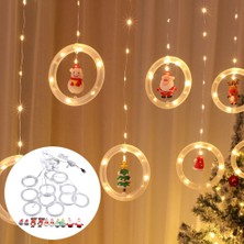 Dolity Noel Perdesi Işıkları Için Parlak Net Yenilik Xmas Kapalı Tatiller Için (Yurt Dışından)