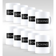 BK Boxing Beyaz Kupa Bardak (10 Adet)