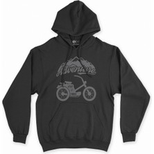 Cix Cix Adventure Siyah Kapşonlu Sweatshirt Hoodie