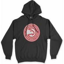 Cix Cix Avusturalya Haritalı ve Bayraklı Siyah Kapşonlu Sweatshirt Hoodie