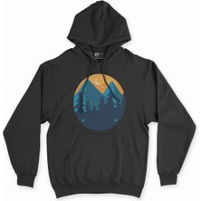 Cix Cix Camp Nights Siyah Kapşonlu Sweatshirt Hoodie