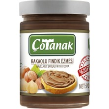 Çotanak 700G Kakaolu Fındık Ezmesi(%20 Fındık)