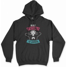 Cix Cix Mavi Do Not Distrub Siyah Kapşonlu Sweatshirt Hoodie